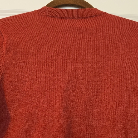ont Welfth Maroon Crewneck Sweater with Floral Embroidery. Size Small NWOT - Picture 9 of 16